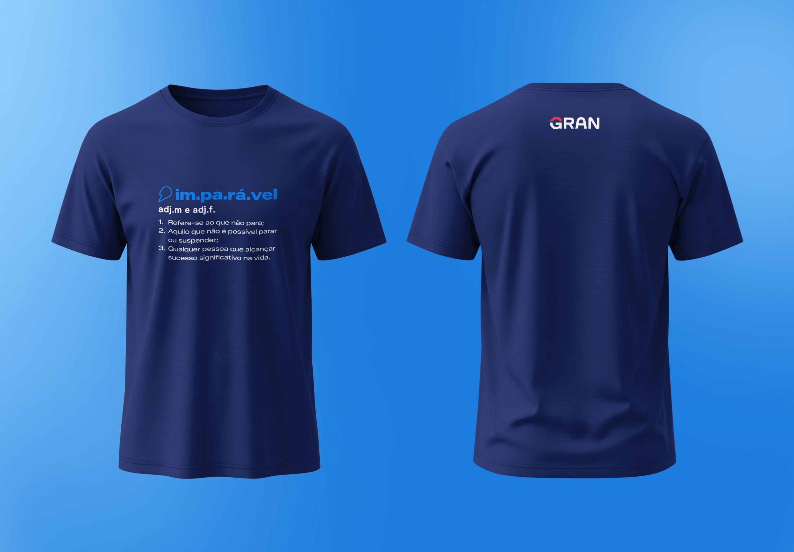 Camiseta - Imparável - Azul